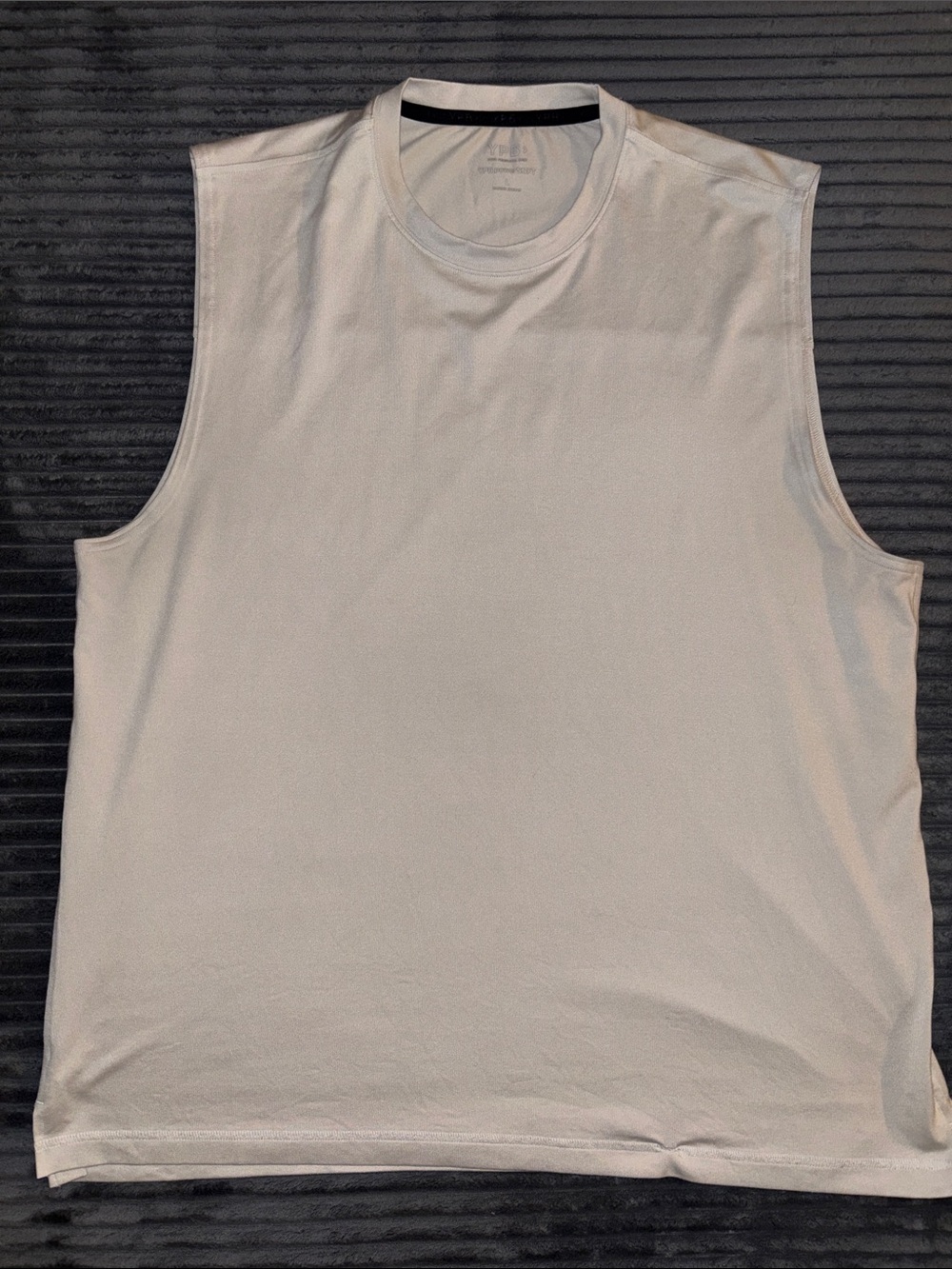 Abercrombie & Fitch Men's White Sleeveless Crew Tank